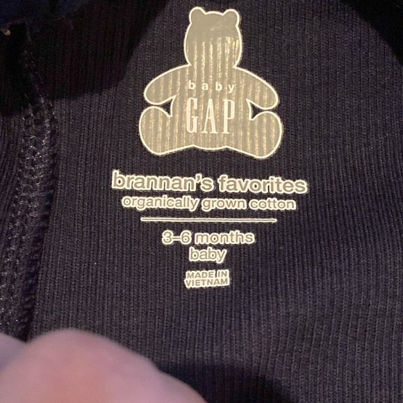 NWT: Baby Gap - navy flare ribbed cotton pants - Picture 3 of 4